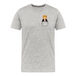 Pocket Orange Man Bitcoin T-Shirt - Image 2