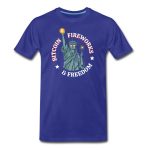 Bitcoin Fireworks And Freedom T-Shirt - Image 2