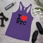 I Heart BTC Bitcoin Women??s Tank Top - Image 3
