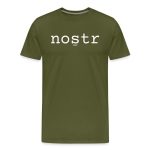 Nostr (White) Bitcoin T-Shirt