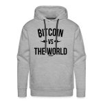 Bitcoin VS The World (Black Graphic) Hoodie Sweatshirt