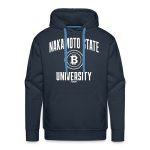 Nakamoto State University (White) Bitcoin Hoodie Sweatshirt