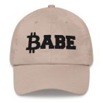 Babe Bitcoin Dad Hat - Image 2
