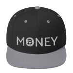 Money With Bitcoin B Snapback Hat - Image 3