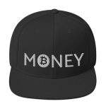 Money With Bitcoin B Snapback Hat - Image 4