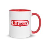 Bitcoin Gamer Red Graphic Coffee Mug