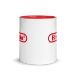 Bitcoin Gamer Red Graphic Coffee Mug - Image 2