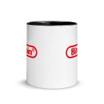 Bitcoin Gamer Red Graphic Coffee Mug - Image 5