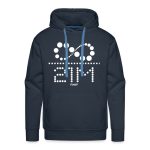 Infinity Divided By 21 Million Bitcoin (White Dotted) Hoodie Sweatshirt