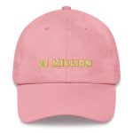 21 Million (Gold Outline) Bitcoin Dad Hat - Image 9