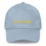 21 Million (Gold Outline) Bitcoin Dad Hat - Image 10