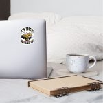Cyber Hornets Bitcoin Sticker - Image 2