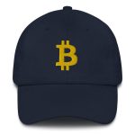 Bitcoin B (Gold Embroidery) Dad Hat